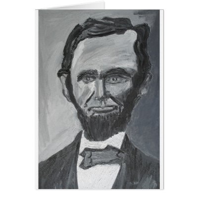 Abraham Lincoln  Greeting Card by daysrays