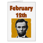 Abraham Lincoln February 12th T-Shirt & Gifts cards