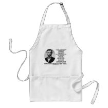 Abraham Lincoln House Divided Cannot Stand Quote Aprons