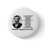 Abraham Lincoln House Divided Cannot Stand Quote Buttons