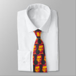 Abraham Lincoln in Orange & Red