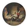 Abraham Lincoln in socks and slipper Magnet