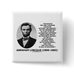 Abraham Lincoln Master Slave Self-Government Pin