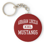 Abraham Lincoln - Mustangs - High - San Francisco Key Chain