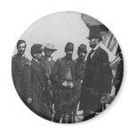 Abraham Lincoln on Battlefield at Antietam Magnets