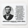 Abraham Lincoln People's Contest Union Race Life Mousepads