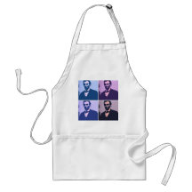Abraham Lincoln Pop Art Apron