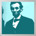 Abraham Lincoln Pop Art Poster