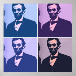 Abraham Lincoln Pop Art Posters