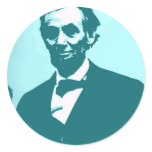 Abraham Lincoln Pop Art Sticker