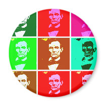 Abraham Lincoln Pop Art T-shirts, Sweats Refrigerator Magnet