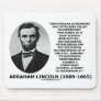 Abraham Lincoln Popular Government Experiment Mouse Pad
