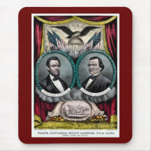 Abraham Lincoln Presidential Campaign 1864 Mousepad