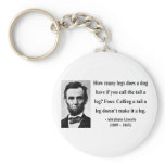 Abraham Lincoln Quote 13b keychains