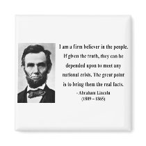 Abraham Lincoln Quote 14b Magnets