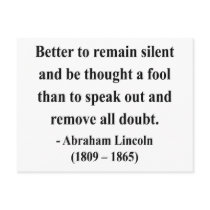 Abraham Lincoln Quote 15a