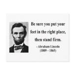 Abraham Lincoln Quote 16b Post Card