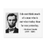 Abraham Lincoln Quote 17b Postcards