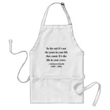 Abraham Lincoln Quote 2a Apron
