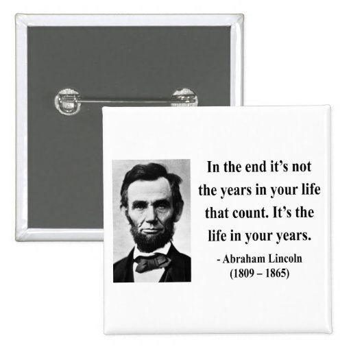 Abraham Lincoln Quote 2b Pinback Button