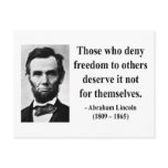 Abraham Lincoln Quote 3b Postcards