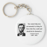 Abraham Lincoln Quote 4b Key Chains