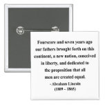 Abraham Lincoln Quote 5a Button