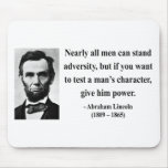 Abraham Lincoln Quote 6b Mousepads