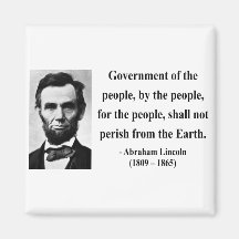 Abraham Lincoln Quote 7b Refrigerator Magnets