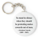 Abraham Lincoln Quote 8a Key Chain
