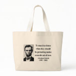 Abraham Lincoln Quote 8b Canvas Bag