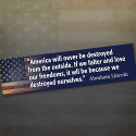 Abraham Lincoln Quote Bumper Sticker bumper stickers