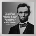 Abraham Lincoln Quote - Gettysburg Address posters