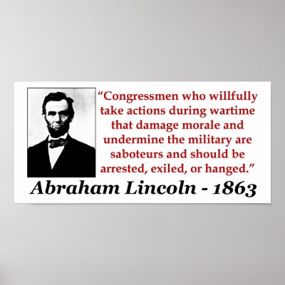 Abraham Lincoln: Saboteurs Should Be... by xuberalles