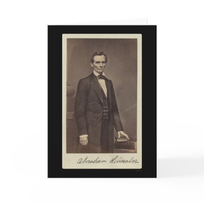 Abraham Lincoln Signed Card 1860 by lc_civilwar