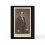Abraham Lincoln Signed Card 1860