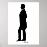 Abraham Lincoln Silhouette Print
