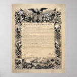 Abraham Lincoln's Emancipation Proclamation posters