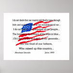 Abraham Lincoln's Words posters