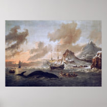 Abraham Storck Dutch whalers near Spitsbergen 1690