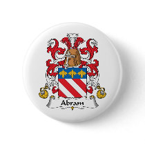 Abram Family Crest Button