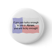 Abram Lucky - Light Background Pinback Buttons