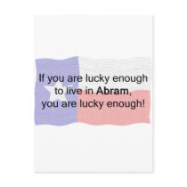 Abram Lucky - Light Background Post Cards