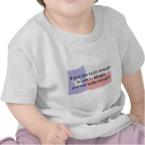 Abram Lucky - Light Background T Shirts