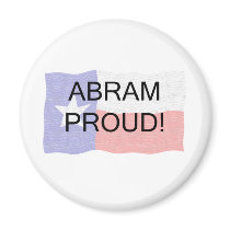 Abram Proud - Light Background Magnet