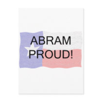 Abram Proud - Light Background Postcard