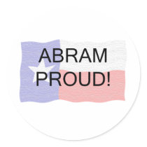 Abram Proud - Light Background Sticker