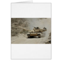 Abrams_Tank_at_the_Dona_Anna_Range Greeting Cards