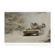 Abrams_Tank_at_the_Dona_Anna_Range Postcard