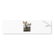 Abrams Tank - Eat This! Bumper Stickers